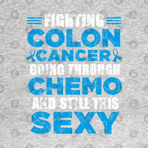 Colon Cancer Awareness Colonoscopy Warrior Survivor Gift by jomadado